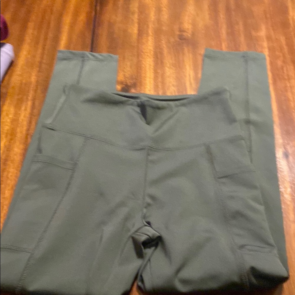 Olive Green Leggings